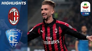 Milan 30 Empoli | Castillejo Completes Thumping Win For Hosts | Serie A