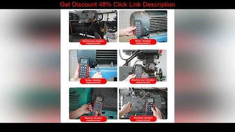 Deal UNI-T UT315A vibration analyzer industrial handheld digital vibration meter tester generator d