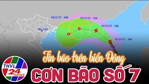 Tin bão trên biển Đông (Cơn bão số 7)