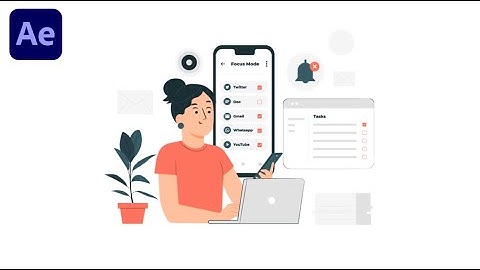 Explainer Video Animation In Adobe After Effects - After Effects Tutorial - No Plugins.