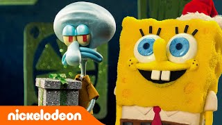 Bob Esponja | 30 minutos de Natal na Fenda do Biquini! | Nickelodeon em Português