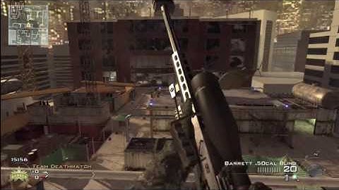 COD MW2 Glitch on top of Highrise Map