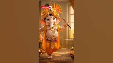 ganesha🙏🌺#god #cute #ai #shortvideo #shorts #ganesh #krishna #cartoon #viral