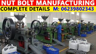 Start Nut Bolt Manufacturing Business | Bolt Making Machine, Fully Automatic Nut Bolt Making Machine