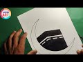 Kaaba Drawing Easy Tutorial For Beginner | Makkah Drawing | Muslim Drawing | How To Draw Kaaba