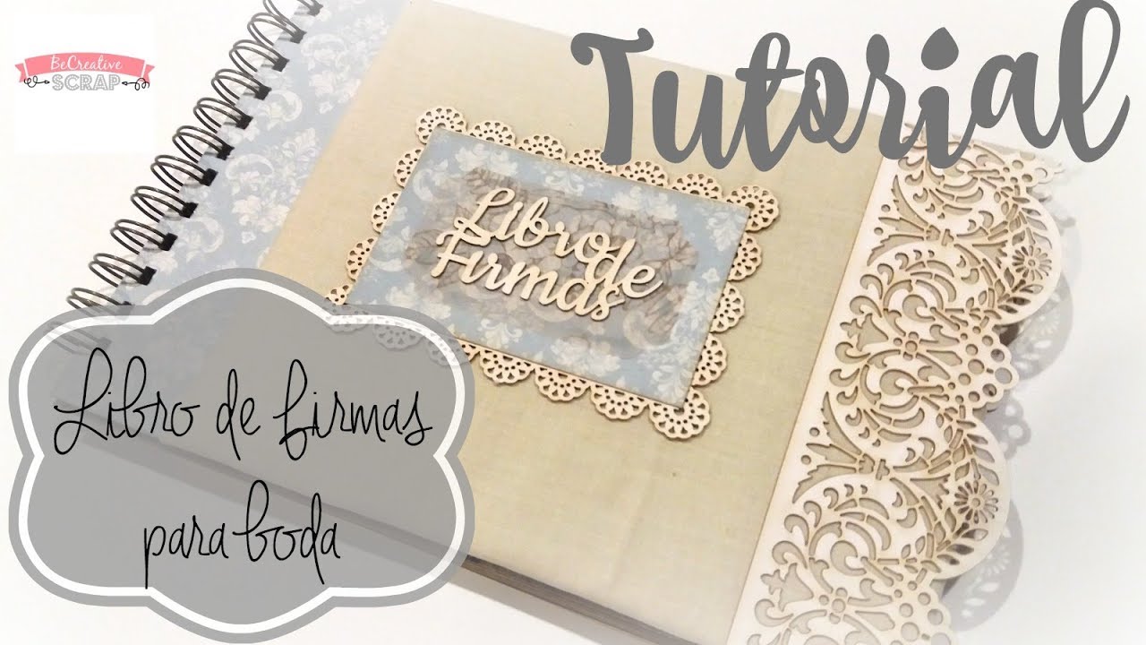 hombro Horno oscuro Libro de firmas para boda - YouTube