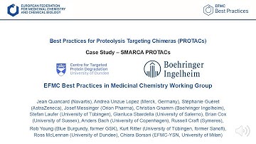 Best Practices for Proteolysis Targeting Chimeras PROTACs