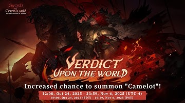 Sword of Convallaria - Camelot: Verdict Upon the World