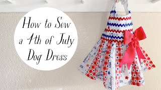 How to Sew a Dog Dress for the 4th of July by Life Of Posey 2,057 views 2 years ago 14 minutes, 15 seconds