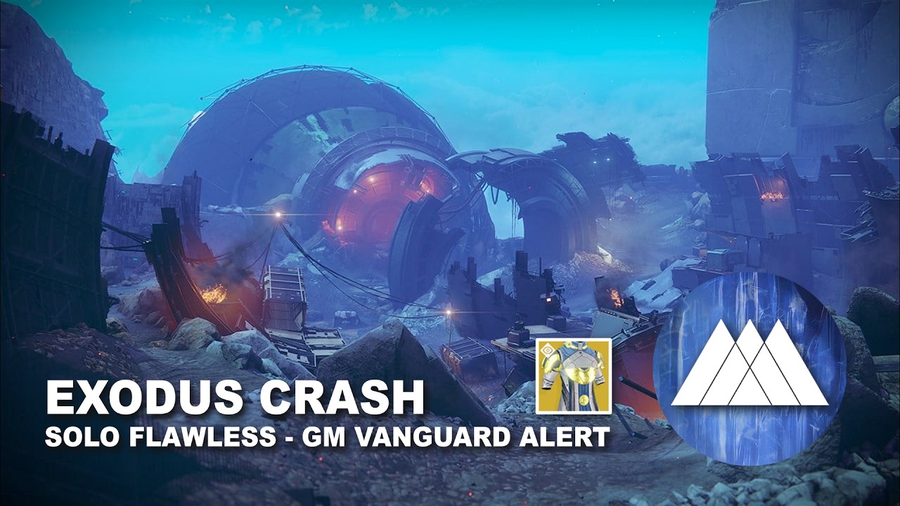 Solo Flawless Exodus Crash - GM Vanguard Alert (Vesper Radius)