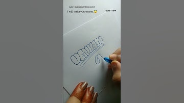 How to write VENKATA LAKSHMI in bubble letters #art #letters #tutorial