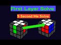 how to make solve | rubik's cube solve | first layer solve corner