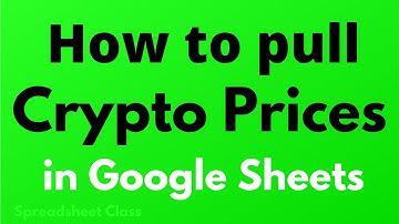 Pull cryptocurrency prices in Google Sheets (2 methods) | GOOGLEFINANCE and IMPORTXML crypto prices