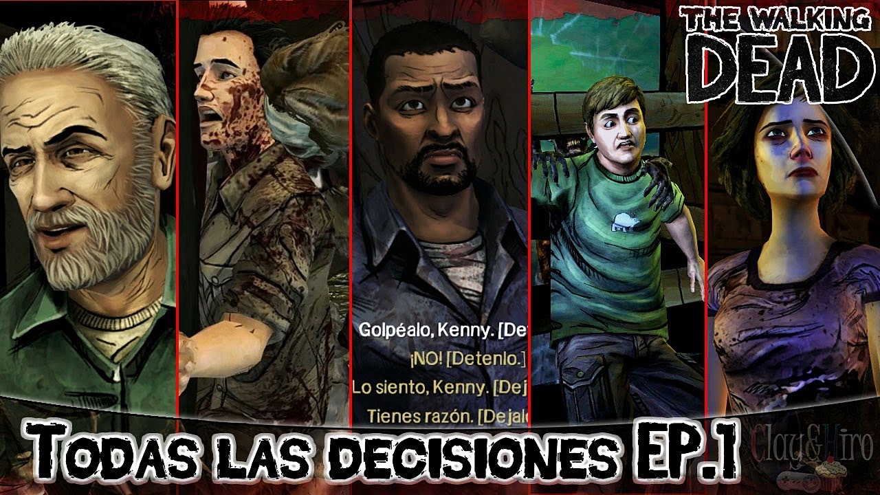 ВСЕ определяющие решения 1-го эпизода ~ 1-го сезона «Ходячих мертвецов» на ИСПАНСКОМ языке