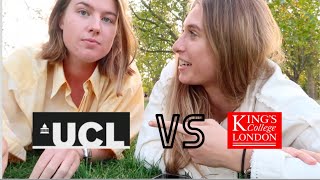 Thoughts on Universities: UCL or KCL?