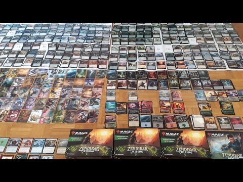 Zendikar Rising: review of the opening of 3 boxes of 30 Expansion Boosters and a Bundle