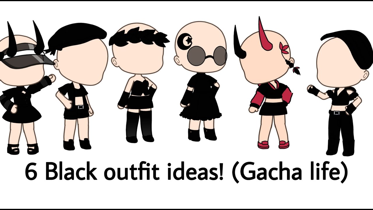 Buy Gacha Life Black And White Outfits Off 72