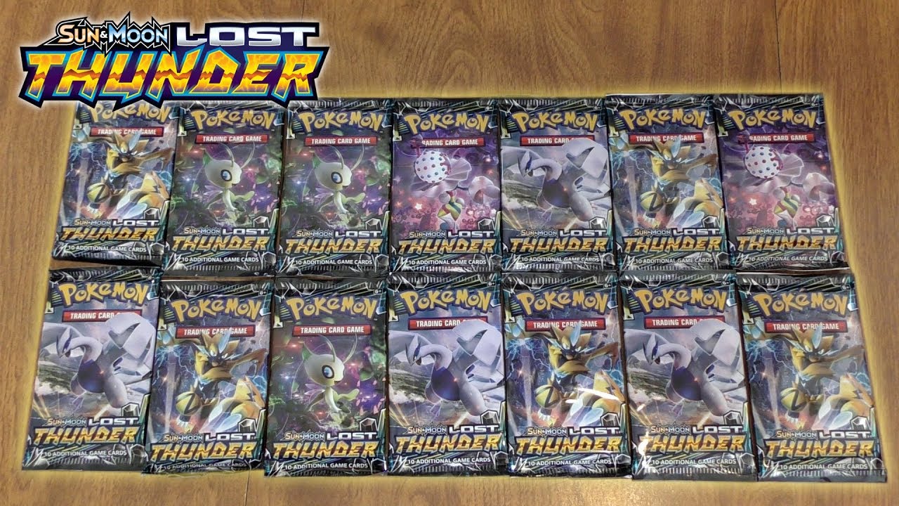 14 Lost Thunder Booster Pack Opening
