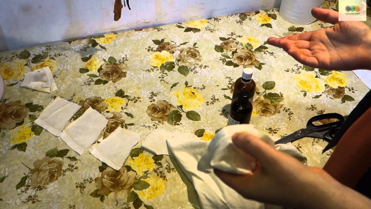 איך מכינים דפי כביסה ריחניים למייבש how to make dryer sheet - YouTube