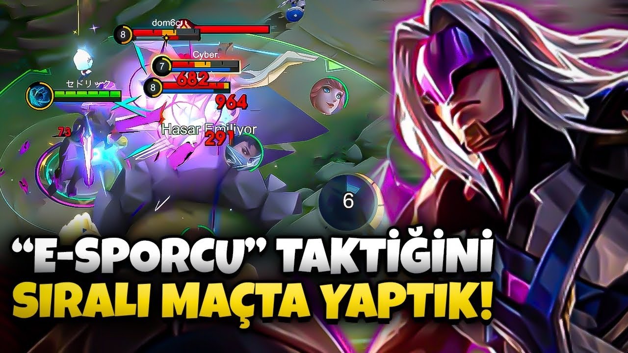 E-SPORCULARIN TURNUVA TAKTİĞİNİ RANK MAÇINDA YAPTIK! - LEOMORD DURDURULAMAZ OLDU - Mobile Legends