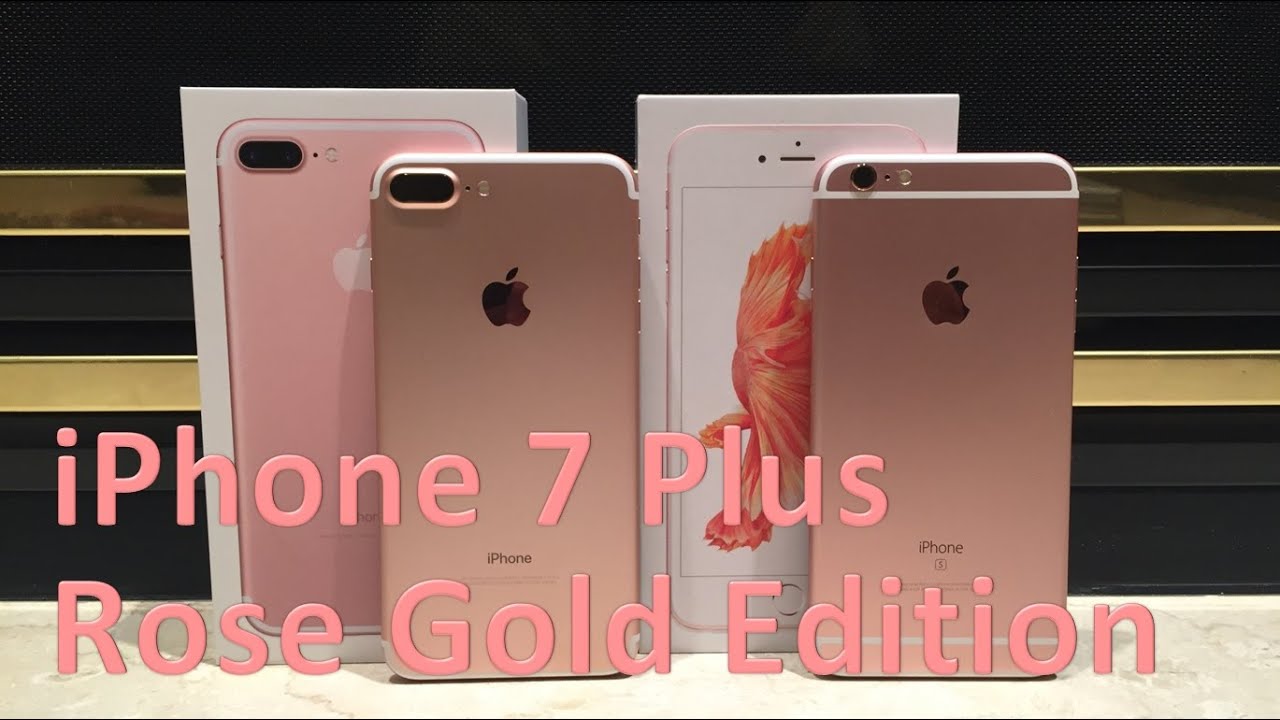 Iphone 7 Plus Rose Gold Unboxing Review And Giveaway Youtube