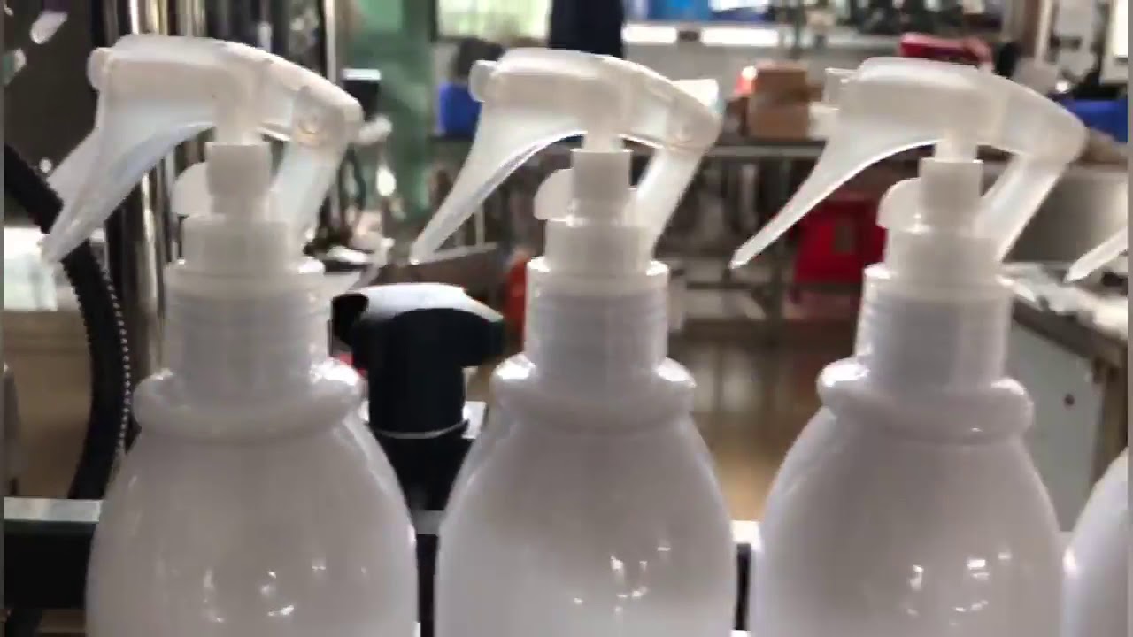 automatic capping machine - YouTube