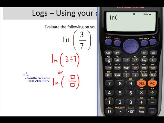 Logs Using your calculator - YouTube