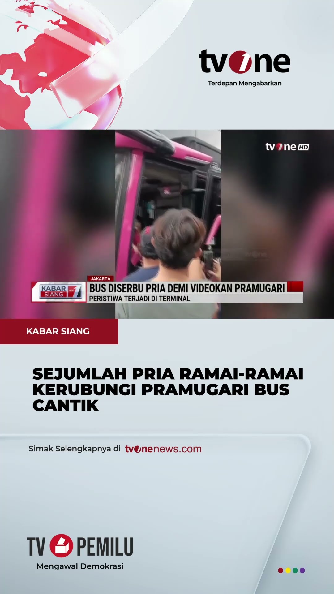 Bus Diserbu Pria Demi Videokan Pramugari Cantik | tvOne