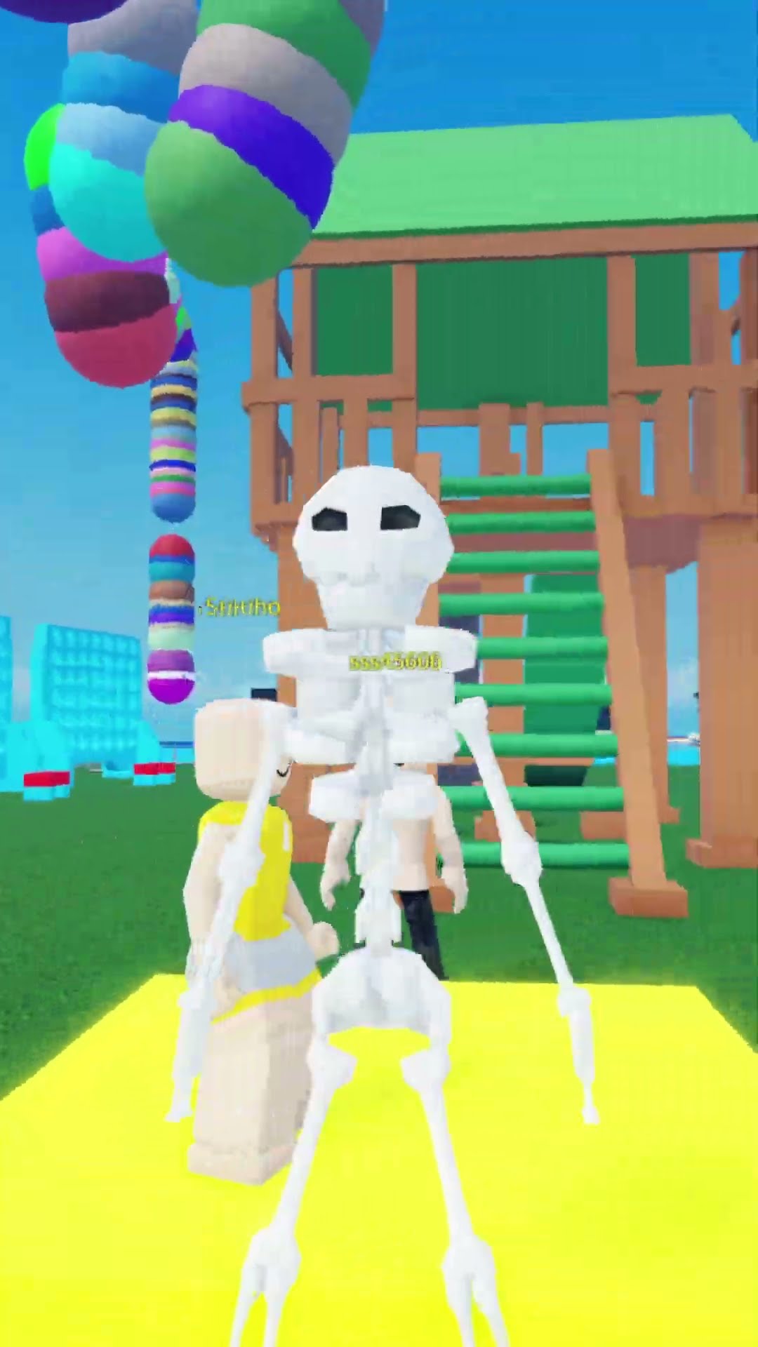 Skelly Keep Up! ?? #shorts #roblox