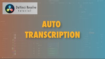 How to Auto-Transcribe in DaVinci Resolve | Basic Tips and Tricks