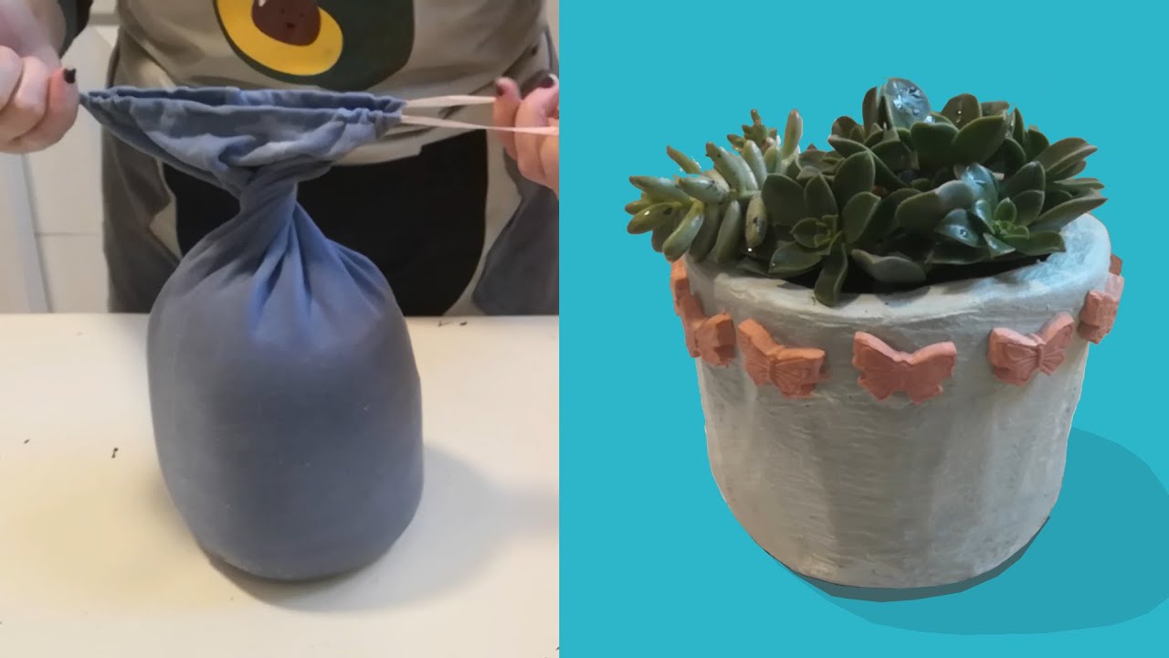 5 minute crafts || How to make flower pot || DIY flower pot || easy