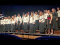 Woodstock Academy Winter Concert  2022 Mixed Chorus Performs Bidi Bom