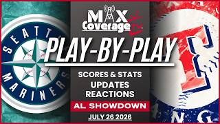 🔴LIVE - Seattle Mariners vs Texas Rangers - Play-By-Play & Reactions (7/26/26)