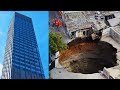 Sinkholes Caught Swallowing Things On An EPIC Scale