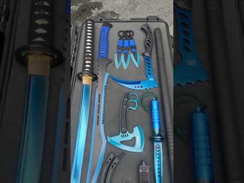 ARTIC BLUE Knife Mega Set!