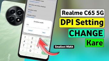 Realme C65 5G DPI Setting Change Kaise Kare | How To Change DPI Setting In Realme C65 5G