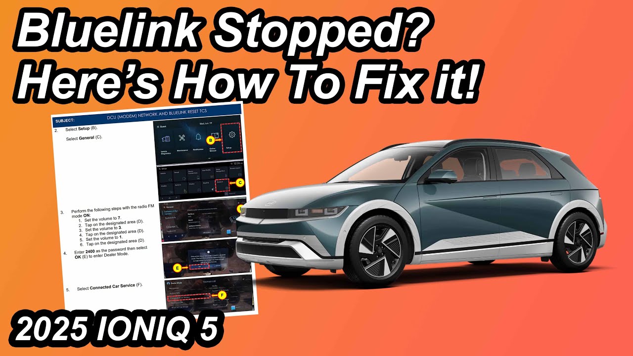 How To Reconnect Bluelink in a 2025 Hyundai Ioniq 5 | Also For Santa Fe ...