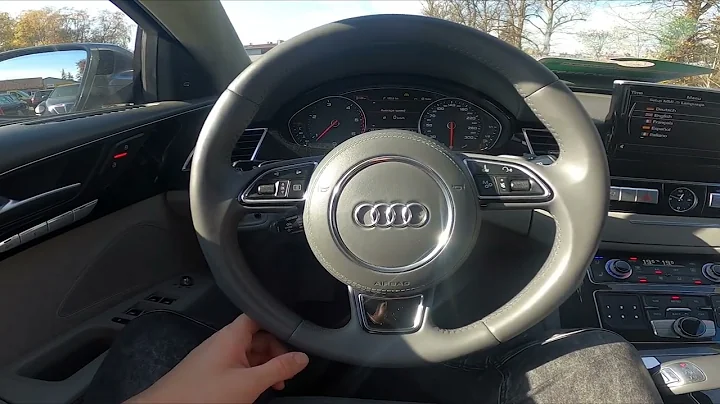 How to Reset Trip A and B Data in AUDI A8 D4 ( 2010 – 2017 ) - Clear Driving Info