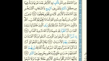 القرآن الكريم صفحة 025 برواية الليث أبي الحارث عن الكسائي   القارئ عبد الرشيد صوفي
