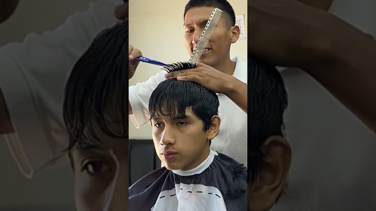 Tenía 5 meses sin cortarse el cabello 🙀#cambiodelook #corteincreible 