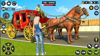 Horse Cart Transport Taxi Game | Horse game | Horse cart game simulation | Android PlayGame screenshot 5
