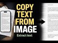 Copy Text From Image | Extract Text From Any Picture 2025 | @TechHubUp
