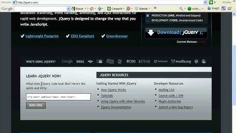 CURSO DE JQUERY - VIDEO 02 - PARTE 1/2