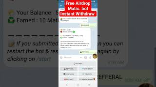 Free Matic Airdrop Bot #maticbot #freeairdrop screenshot 4