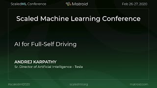 Andrej Karpathy - AI for Full-Self Driving at Tesla