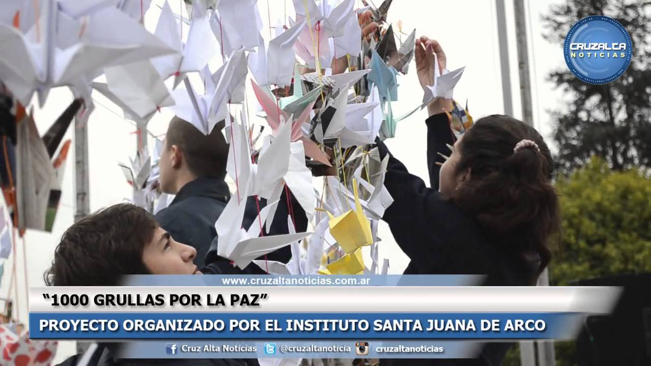 1000 Grullas por la Paz cruz beckham