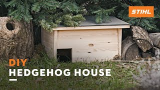 How to build a hedgehog house | STIHL DIY
