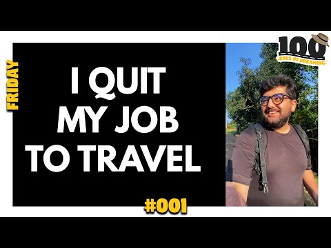 I Quit my Job to Travel INDIA #001 | 100 Days of Dreaming | Monkey Magic #shorts