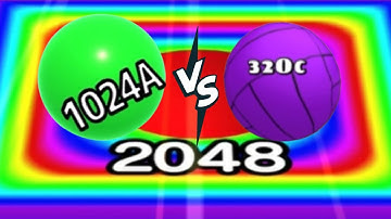 Ball Run 2048 [High Score : 1024A ] vs Blob Merge 3D [ Unlocked 32Oc, 16Oc, 8Oc, 4Oc ] #cutiepie22yt