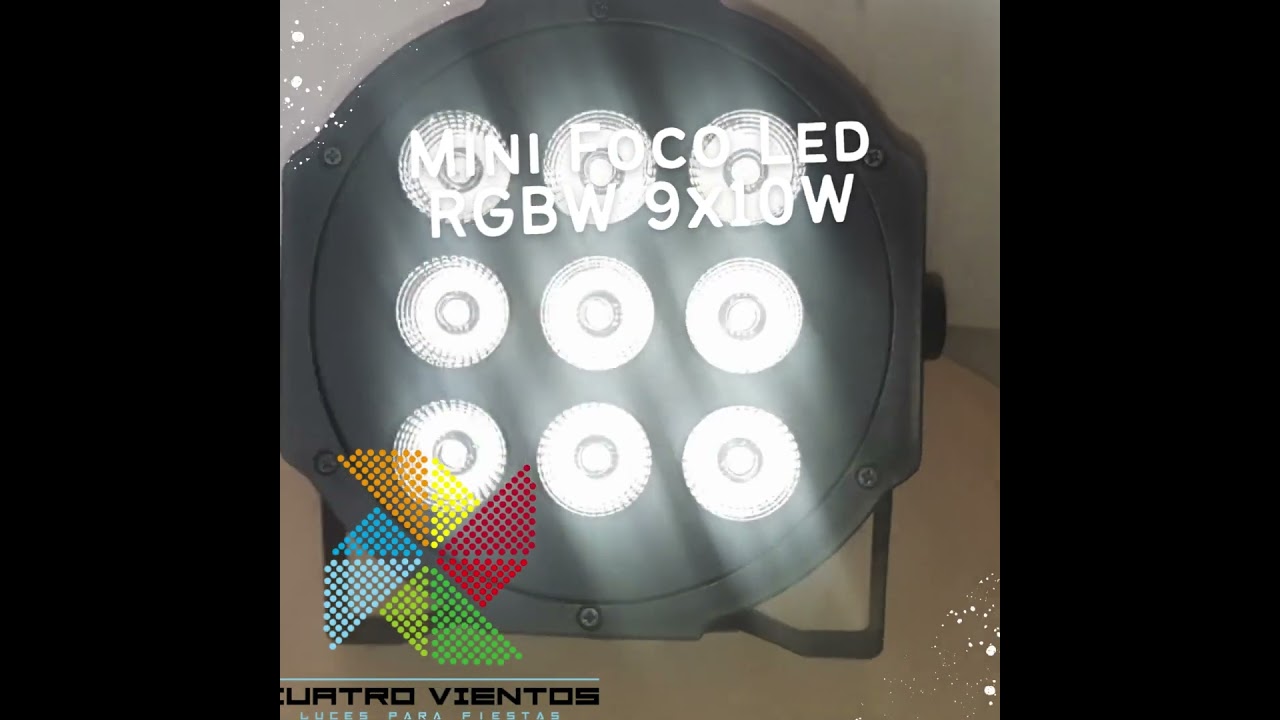 Focos LED DMX 90w 